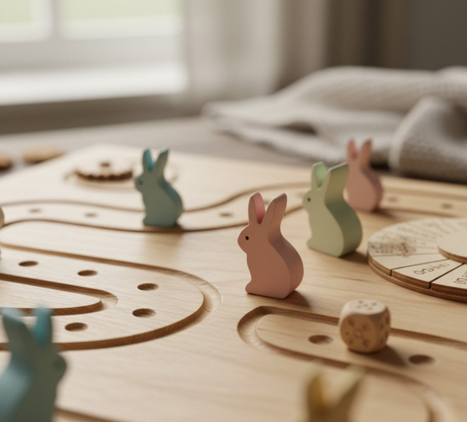 Rabbit Road Game - Jeu en bois