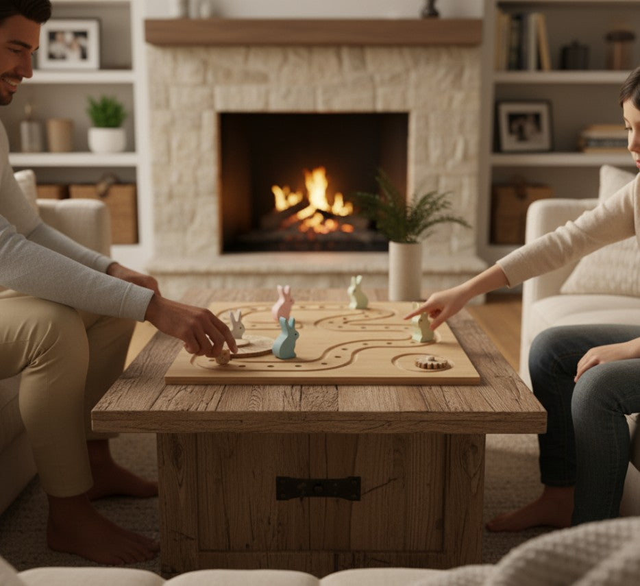 Rabbit Road Game - Jeu en bois