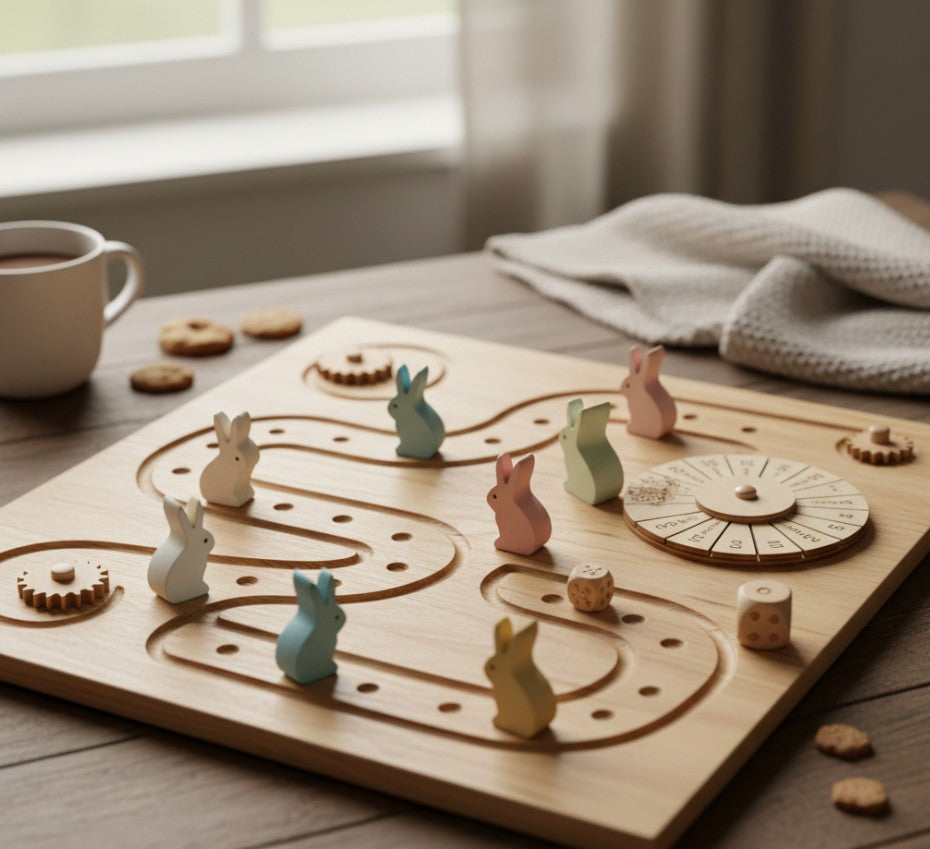 Rabbit Road Game - Jeu en bois